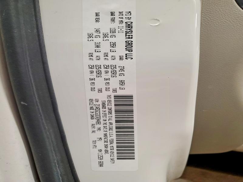 Photo 14 from auction – 2012 DODGE GRAND CARA with VIN 2C4RDGCG3CR204881