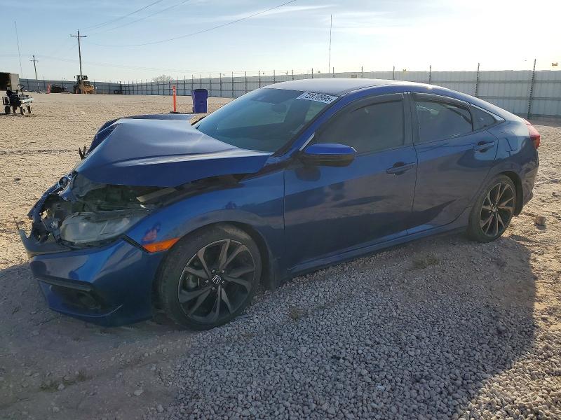 HONDA CIVIC 2019 with VIN 2HGFC2F82KH554232 - Photo from auction