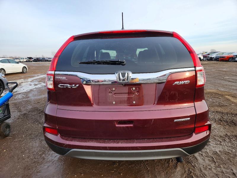 Photo 6 from auction – 2016 HONDA CR-V SE with VIN 2HKRM4H40GH621018