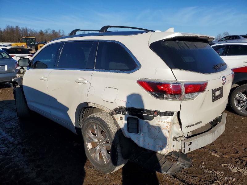 Photo 2 from auction – 2014 TOYOTA HIGHLANDER with VIN 5TDJKRFH1ES034856