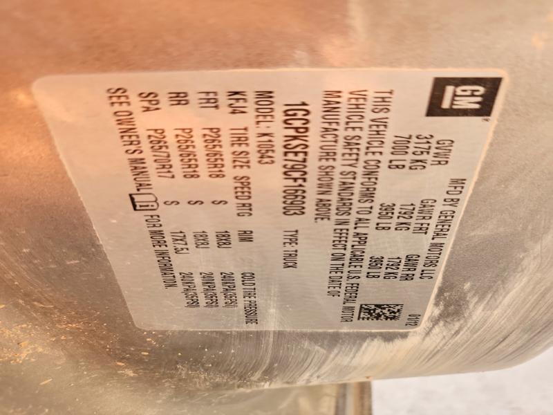 Foto 10 de la subasta – 2012 CHEVROLET SILVERADO con VIN 1GCPKSE79CF166903