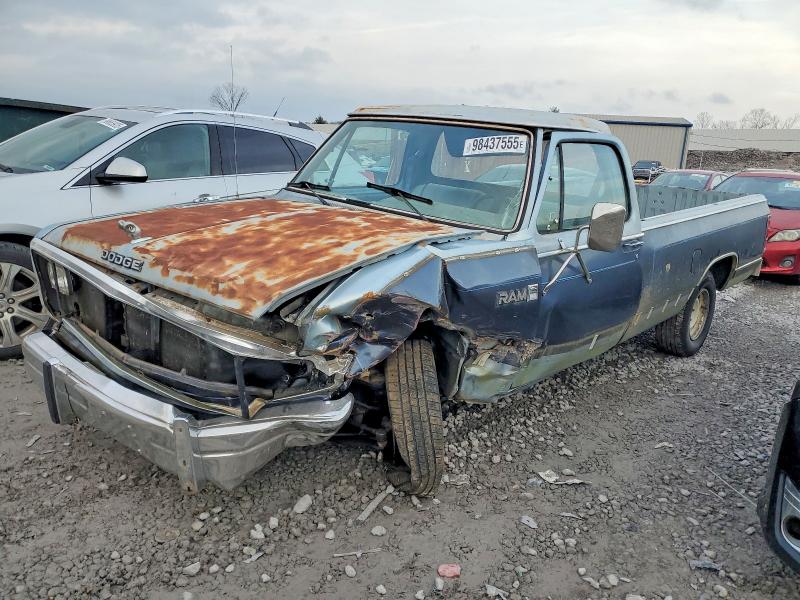 DODGE D-SERIES D 1987 with VIN 1B7FD14T2HS511430 - Photo from auction