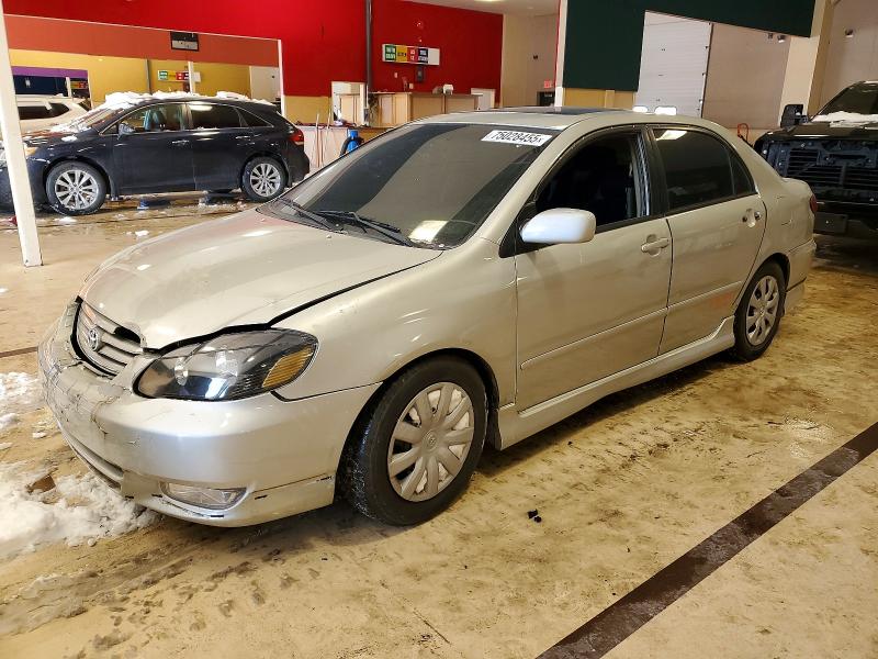 TOYOTA COROLLA 2003 with VIN 2T1BR32E23C045718 - Photo from auction