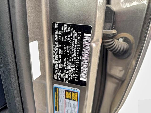 Photo 10 from auction – 2018 KIA SORENTO LX with VIN 5XYPGDA53JG405308