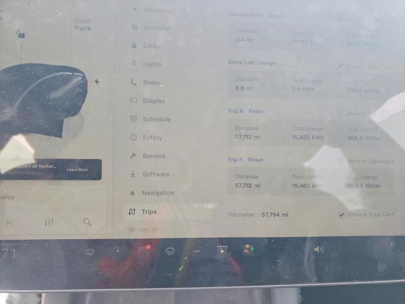 Photo 9 from auction – 2022 TESLA MODEL 3 with VIN 5YJ3E1EB3NF249321