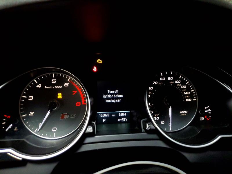 Photo 9 from auction – 2014 AUDI S5 PREMIUM with VIN WAUCGAFR0EA047046