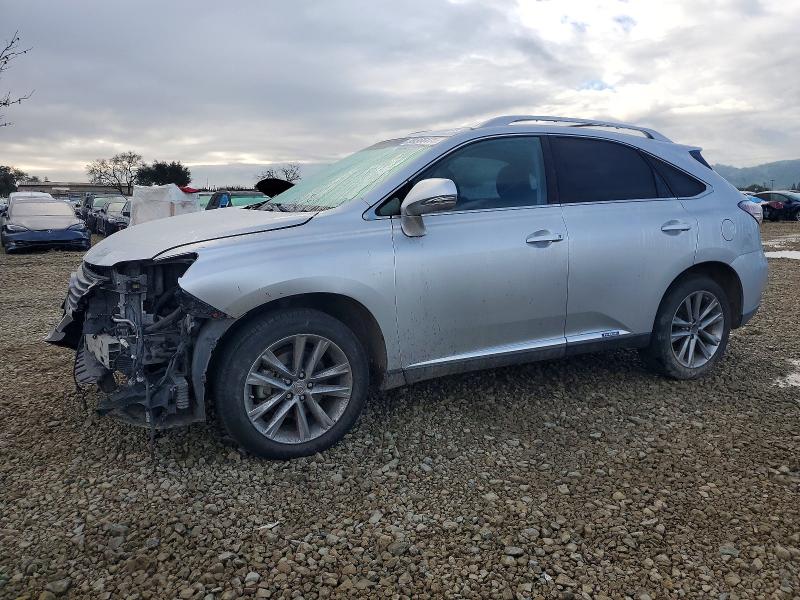 LEXUS RX 450H 2013 with VIN JTJBC1BA4D2450592 - Photo from auction