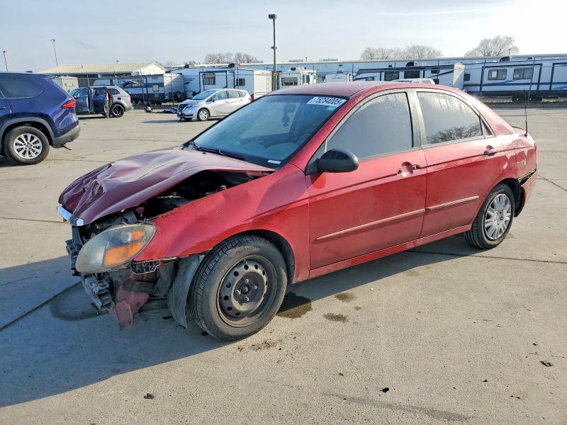 KIA SPECTRA 2009 with VIN KNAFE222395667583 - Photo from auction