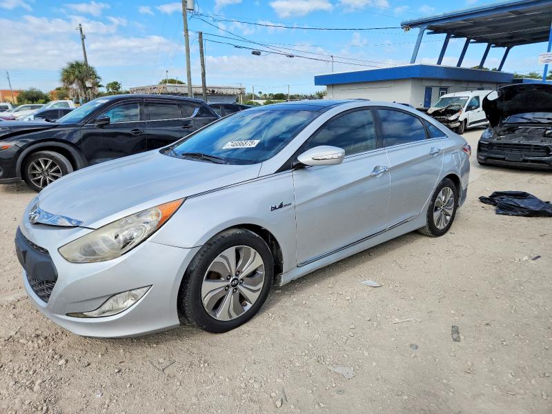 HYUNDAI SONATA HYB 2015 with VIN KMHEC4A46FA136914 - Photo from auction