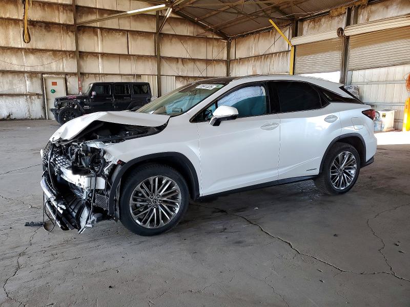 LEXUS RX 450H 2022 with VIN 2T2JGMDA2NC077651 - Photo from auction