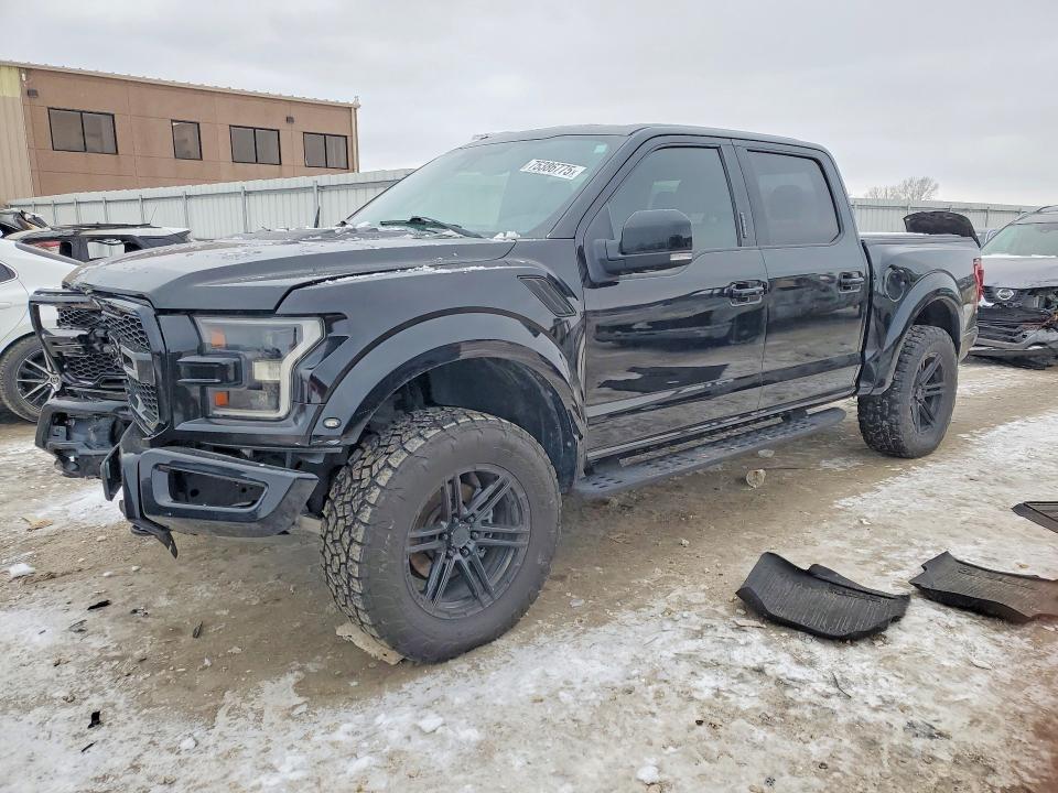 FORD F150 RAPTO 2018 with VIN 1FTFW1RG3JFD52194 - Photo from auction