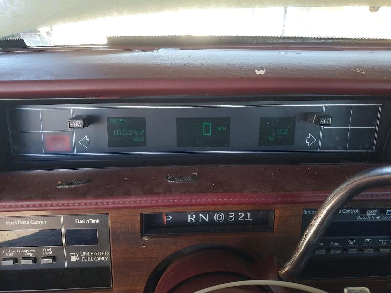 Photo 9 from auction – 1989 CADILLAC DEVILLE with VIN 1G6CD1155K4247529