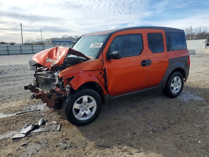 HONDA ELEMENT EX 2004 with VIN 5J6YH18574L016552 - Photo from auction