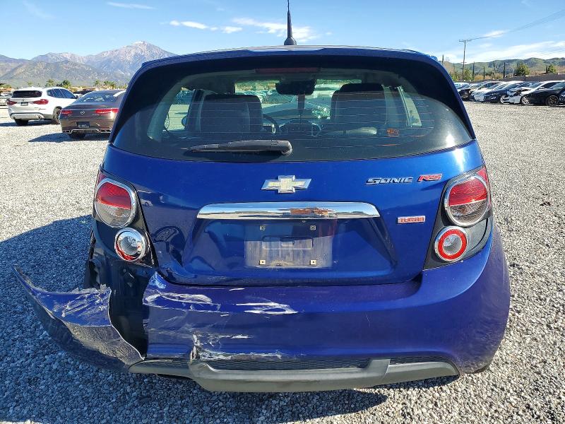 Photo 6 from auction – 2014 CHEVROLET SONIC RS with VIN 1G1JH6SB0E4137088