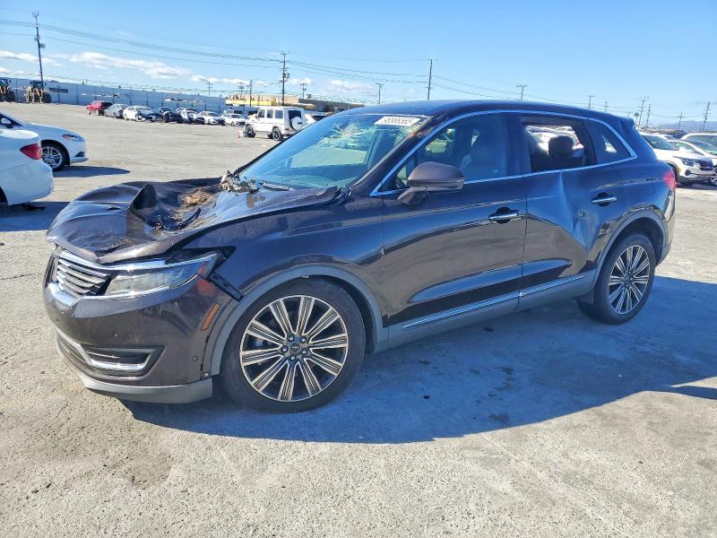 LINCOLN MKX BLACK 2016 with VIN 2LMPJ9JP7GBL31355 - Photo from auction