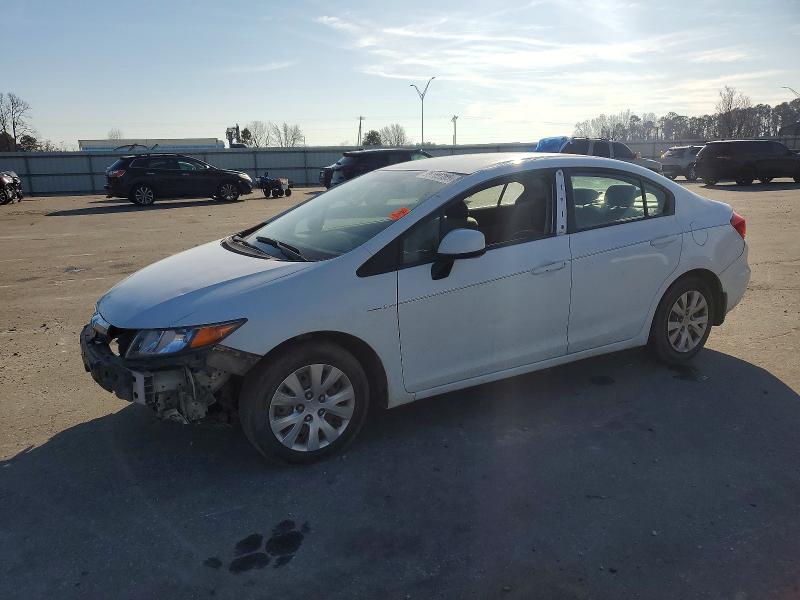 HONDA CIVIC 2012 with VIN 2HGFB2F53CH328646 - Photo from auction