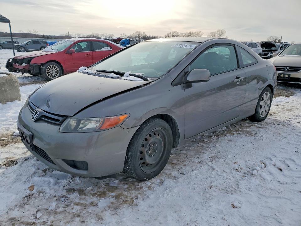 Photo 1 from auction – 2007 HONDA CIVIC LX with VIN 2HGFG12617H551350