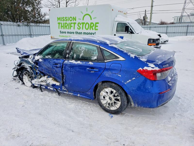 Photo 2 from auction – 2022 HONDA CIVIC with VIN 2HGFE2F33NH130352