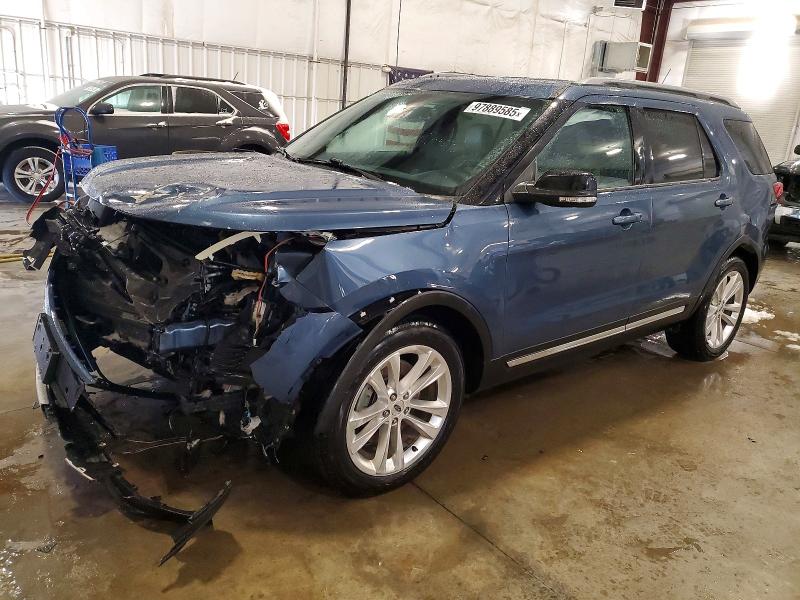 FORD EXPLORER X 2018 with VIN 1FM5K7D89JGB84433 - Photo from auction
