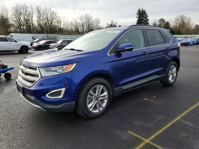FORD EDGE SEL 2015 with VIN 2FMTK4J96FBB16320 - Photo from auction