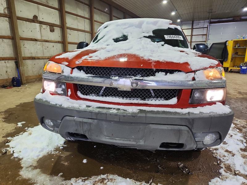 Photo 5 from auction – 2002 CHEVROLET AVALANCHE with VIN 3GNEK13T22G278562