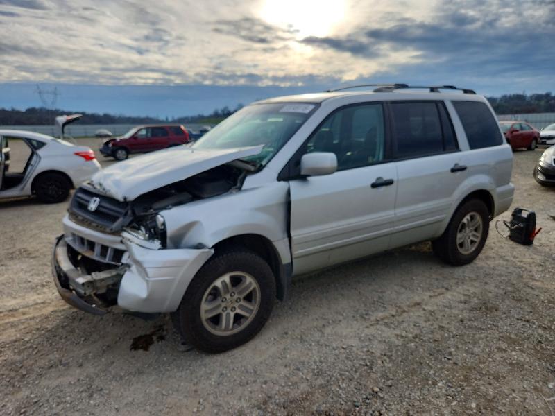 HONDA PILOT EXL 2005 with VIN 2HKYF18545H549167 - Photo from auction