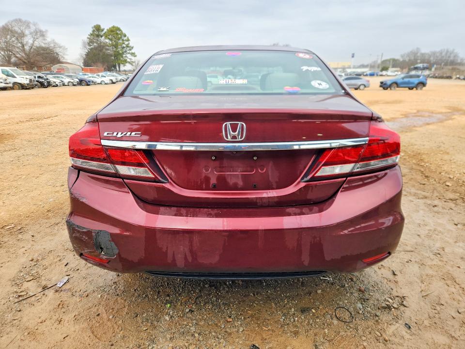 Photo 6 from auction – 2013 HONDA CIVIC LX with VIN 2HGFB2F53DH503978