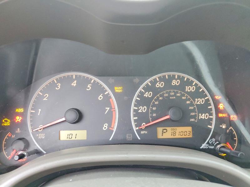 Photo 9 from auction – 2009 TOYOTA COROLLA BA with VIN JTDBL40E49J024067