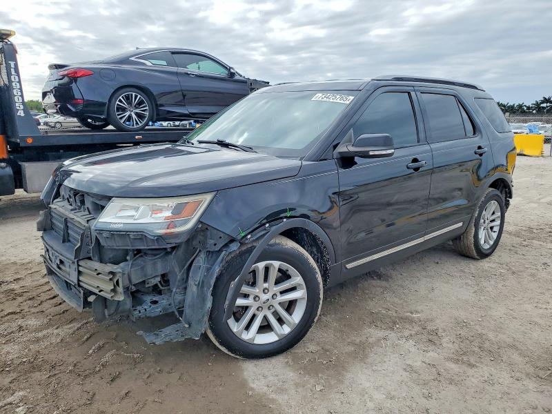 FORD EXPLORER X 2017 with VIN 1FM5K7D82HGA67366 - Photo from auction