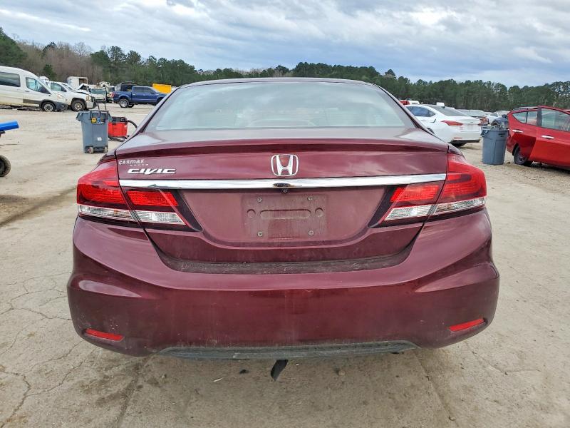 Photo 6 from auction – 2013 HONDA CIVIC EXL with VIN 19XFB2F90DE047791