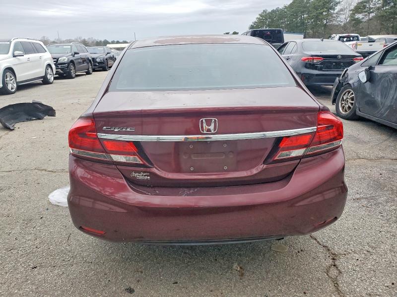 Photo 6 from auction – 2013 HONDA CIVIC LX with VIN 19XFB2F53DE019075
