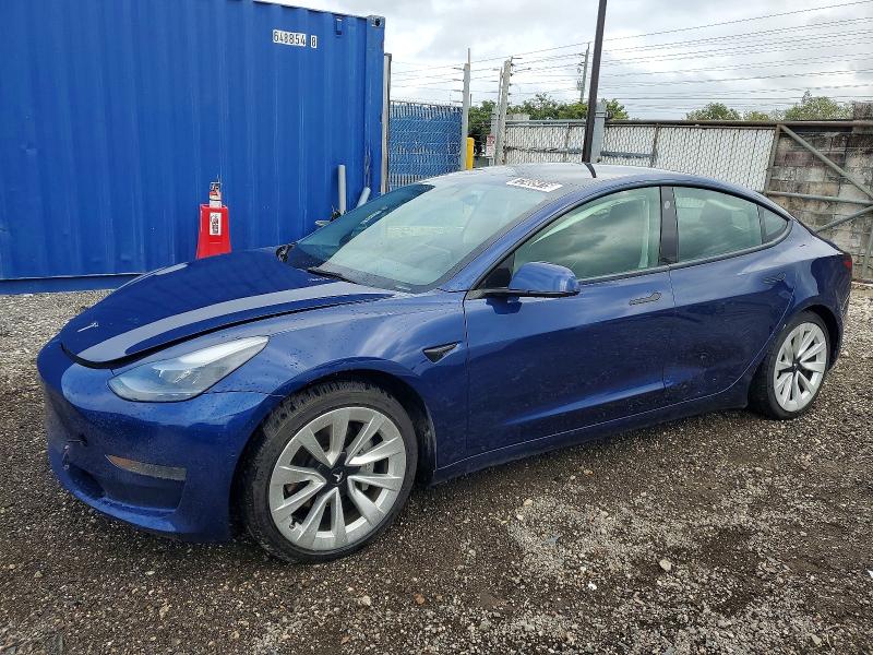 TESLA MODEL 3 2022 with VIN 5YJ3E1EA1NF372607 - Photo from auction