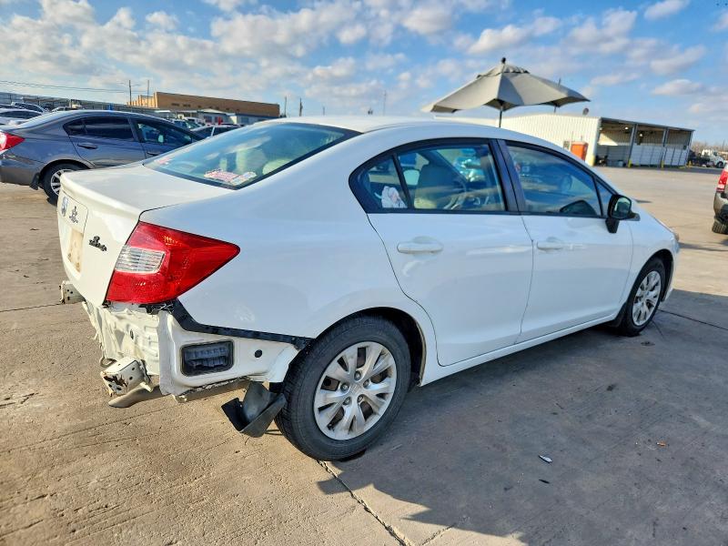 Photo 3 from auction – 2012 HONDA CIVIC LX with VIN 2HGFB2F57CH324065