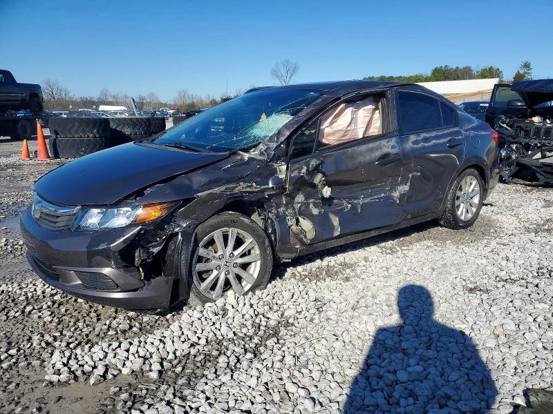 HONDA CIVIC EXL 2012 with VIN 2HGFB2F94CH516742 - Photo from auction