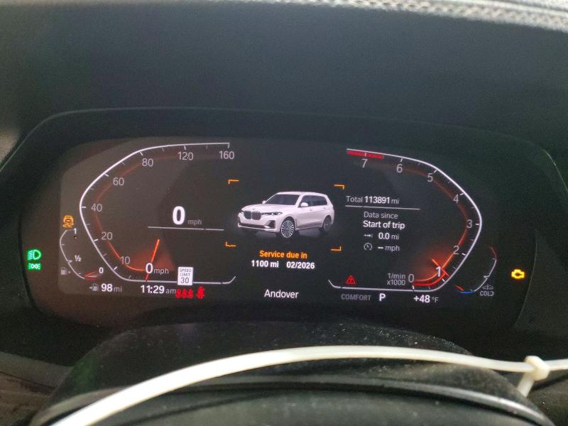 Photo 9 from auction – 2020 BMW X7 XDRIVE4 with VIN 5UXCW2C09L9B77828