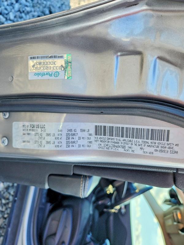 Photo 14 from auction – 2017 JEEP CHEROKEE L with VIN 1C4PJLCS8HW547665