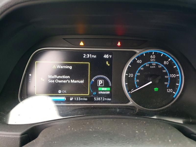 Photo 9 from auction – 2021 NISSAN LEAF SV with VIN 1N4AZ1CV8MC550015