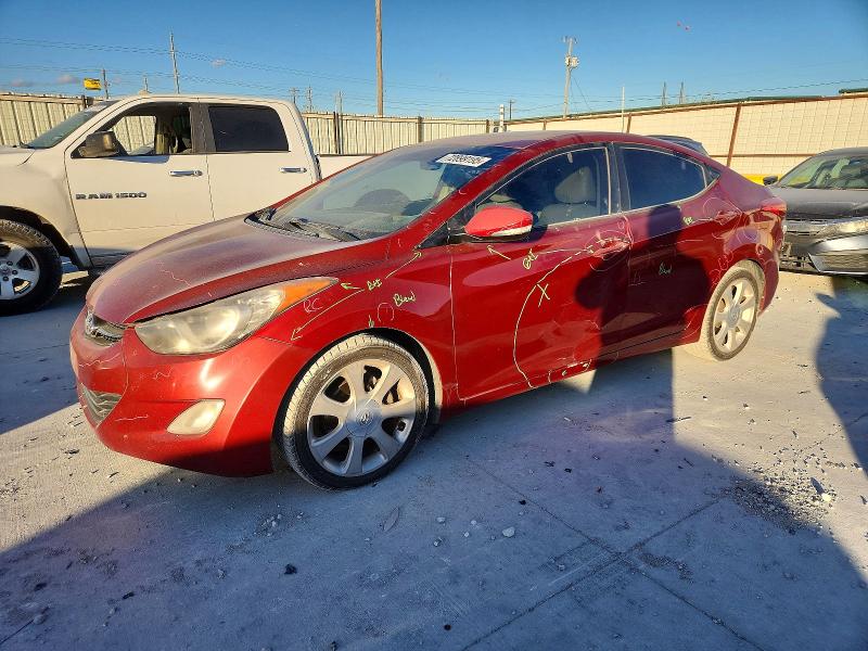 HYUNDAI ELANTRA GL 2011 with VIN KMHDH4AE3BU171344 - Photo from auction