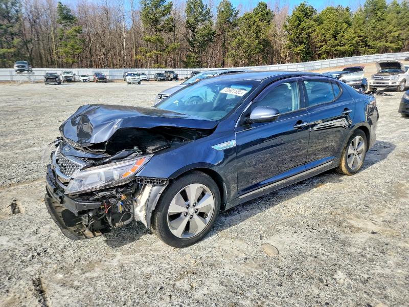 KIA OPTIMA HYB 2015 with VIN KNAGN4ADXF5089982 - Photo from auction