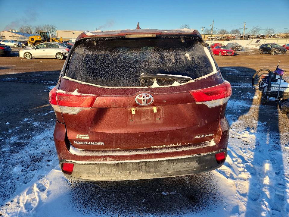 Photo 6 from auction – 2019 TOYOTA HIGHLANDER with VIN 5TDJZRFH2KS968435