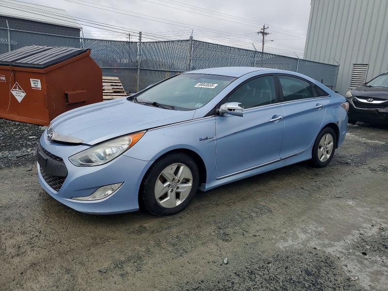 HYUNDAI SONATA 2011 with VIN KMHEC4A47BA000365 - Photo from auction