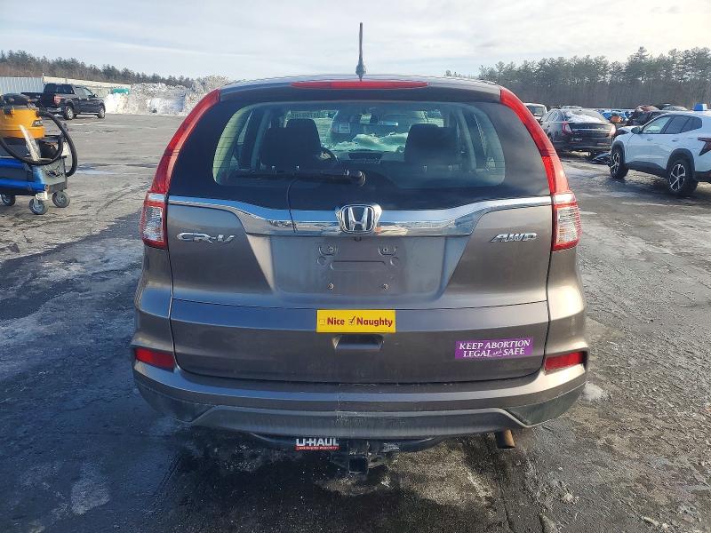 Photo 6 from auction – 2015 HONDA CR-V LX with VIN 5J6RM4H32FL132034