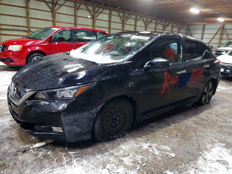 NISSAN LEAF S 2018 with VIN 1N4AZ1CP4JC302356 - Photo from auction