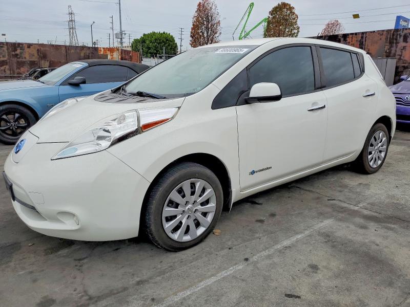 NISSAN LEAF S 2017 with VIN 1N4BZ0CP4HC306982 - Photo from auction
