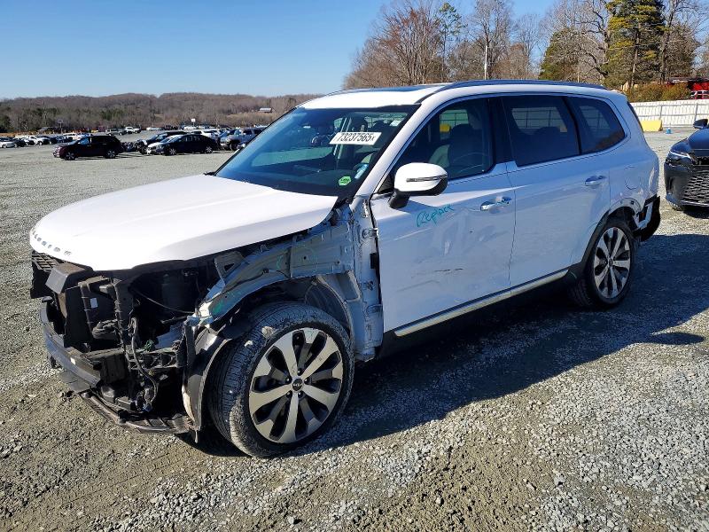 KIA TELLURIDE 2022 with VIN 5XYP64HC3NG246786 - Photo from auction