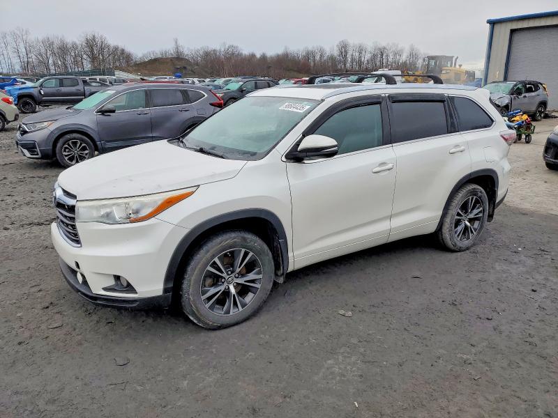 TOYOTA HIGHLANDER 2016 with VIN 5TDJKRFH1GS314411 - Photo from auction
