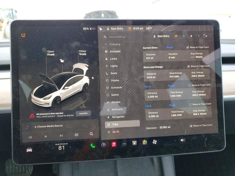 Photo 9 from auction – 2023 TESLA MODEL 3 with VIN 5YJ3E1EA1PF568422