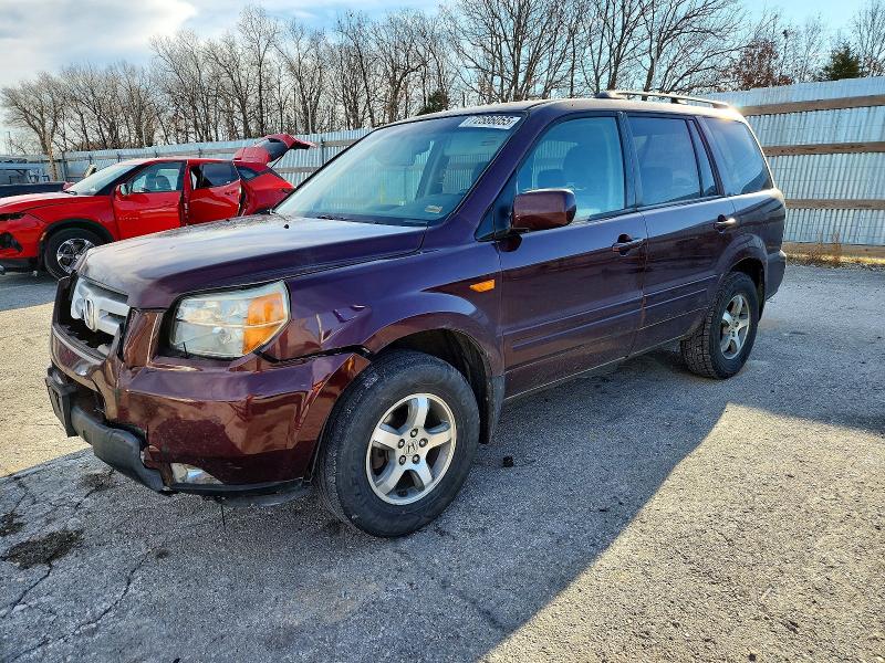 HONDA PILOT EX 2007 with VIN 5FNYF18407B016998 - Photo from auction