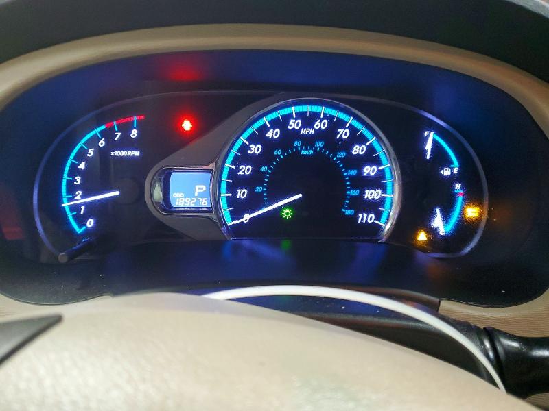 Photo 9 from auction – 2011 TOYOTA SIENNA XLE with VIN 5TDDK3DC5BS029589