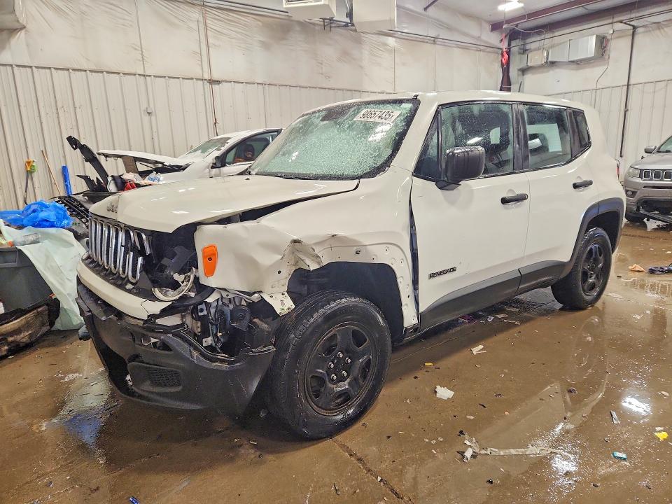Photo 1 from auction – 2018 JEEP RENEGADE S with VIN ZACCJBAB8JPJ00975